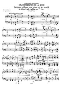 Réminiscences de La Juive, Fantaisie brillante pour piano - Franz Liszt